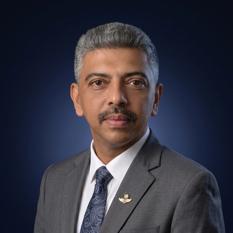 Shri Bhushan, portrait