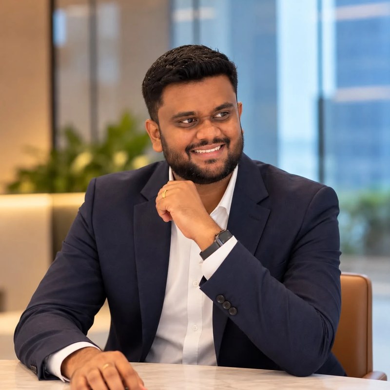 Mr Roopesh L R, portrait